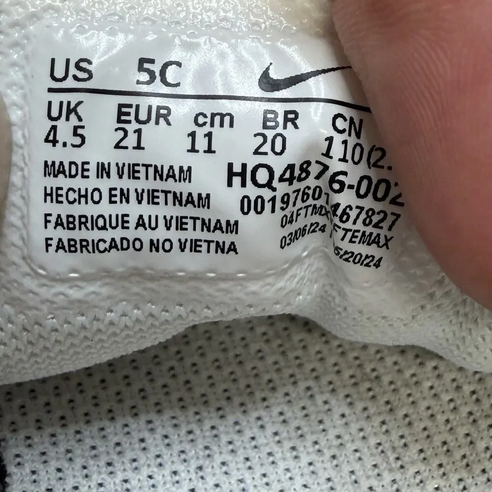 Nike Air Max DN Shoes Toddler Little Kids 5C Gray Slip On Sneakers НQ4876-002